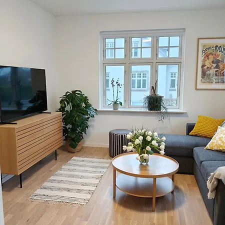 Smuk Skandinavisk Villalejlighed *